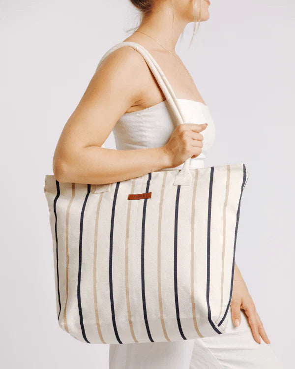 Sandcloud Vert Stripe Tote Bag
