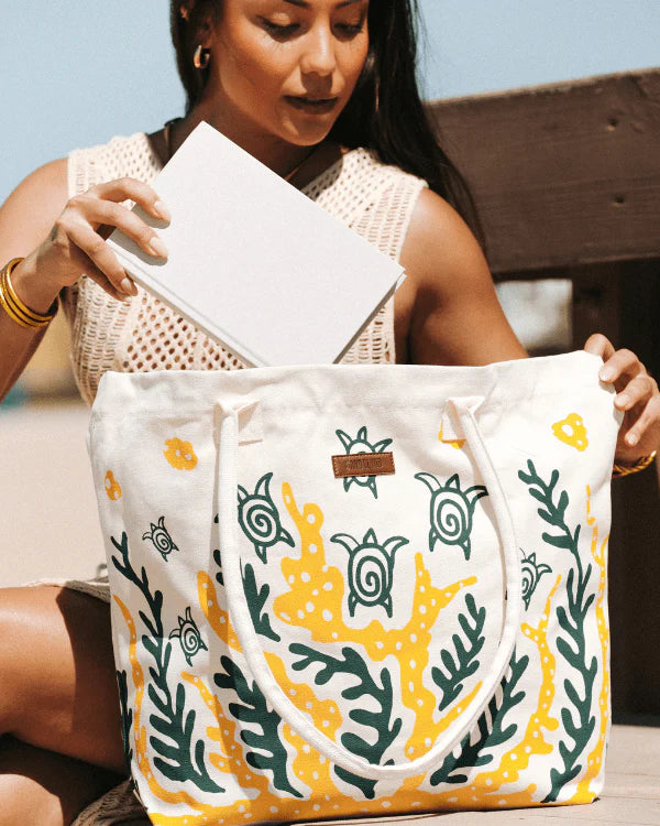 Sandcloud Swimming Turtles  Tote Bag