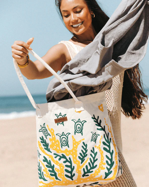 Sandcloud Swimming Turtles  Tote Bag