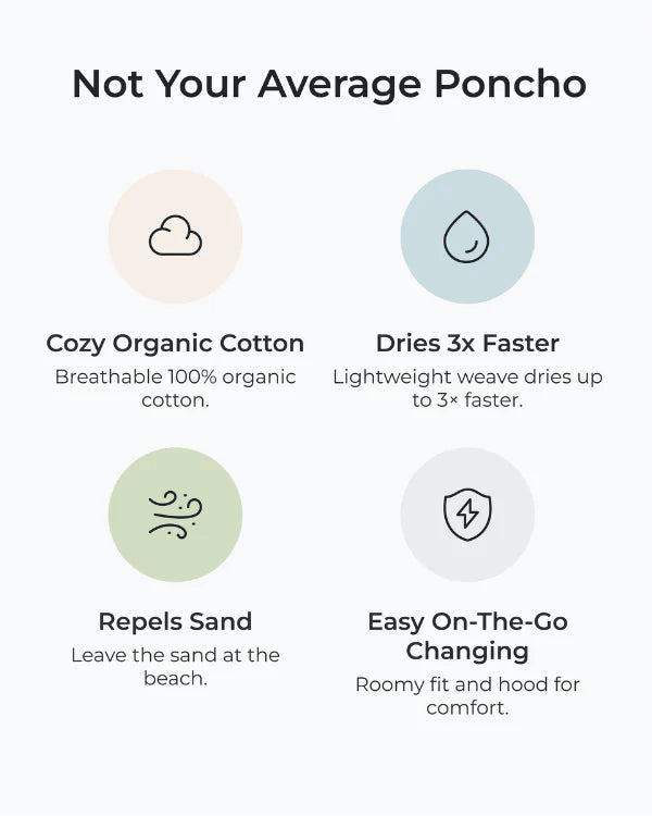 Sandcloud Misty Rose Poncho