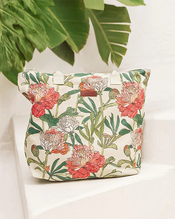 Sandcloud Floral Beach Tote Bag