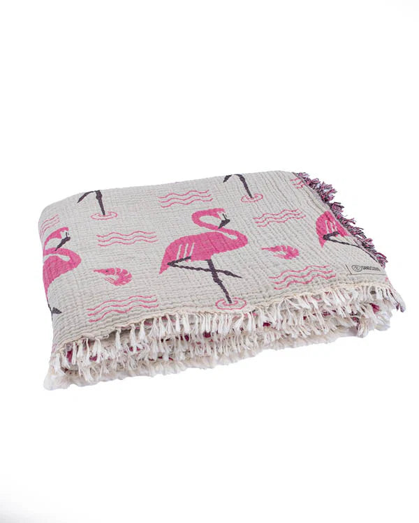 Sandcloud Flamingo XXL PARTY Strandtuch